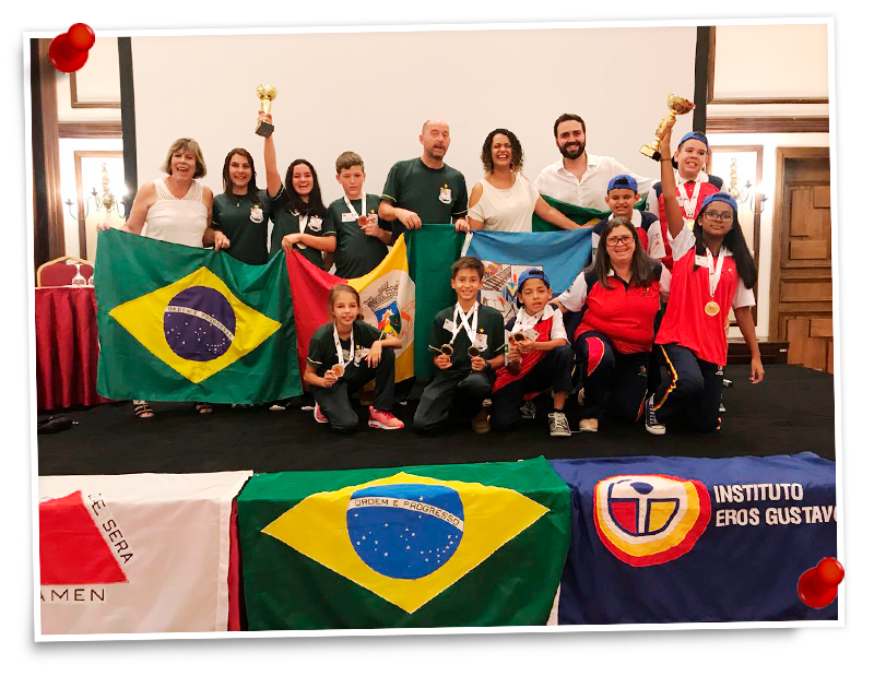 Estudantes brasileiros são bicampeões na competição internacional The Mind Olympics, na Turquia!